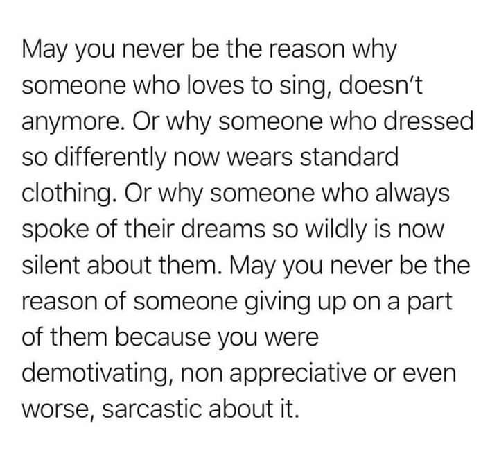 The world wants you small